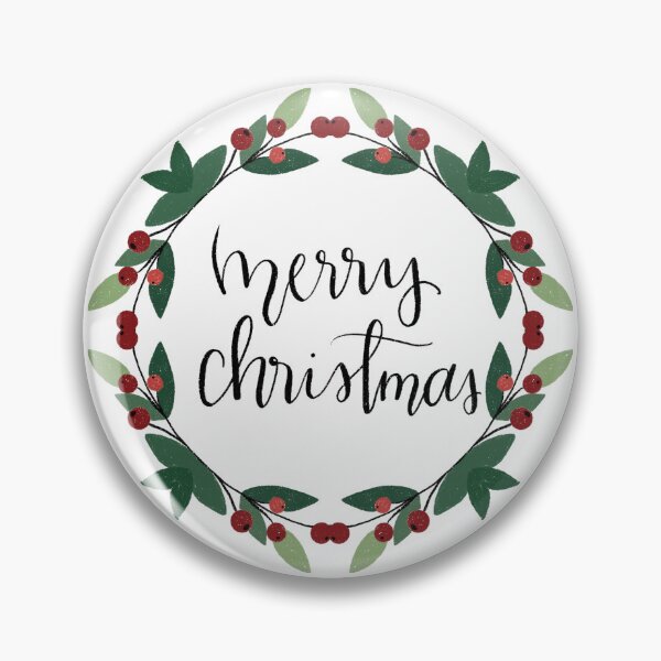 Item preview, Merry Christmas Wreath designed and sold by mbstickerco20.