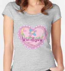 Kawaii Yami, Pastel Goth, Damaged, Pastel Grunge Shirt Women's Fitted Scoop T-Shirt