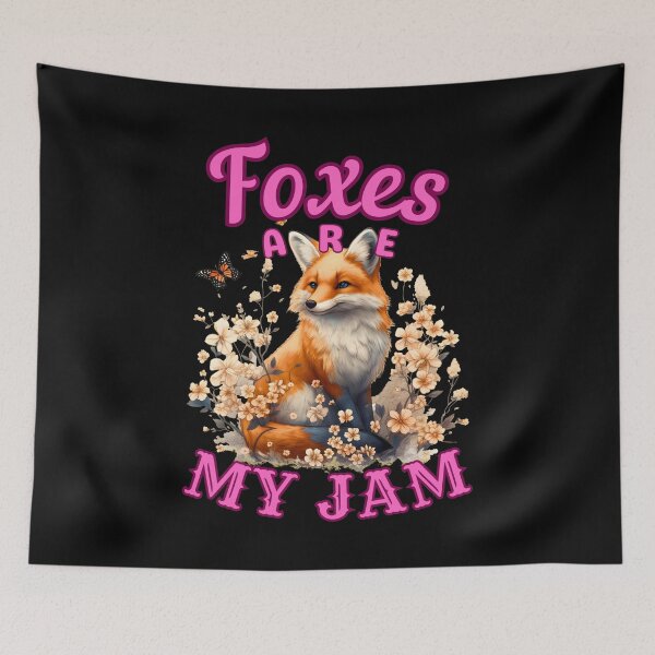 Item preview, Foxes Are My Jam. cool fox designed and sold by FoxVibes.