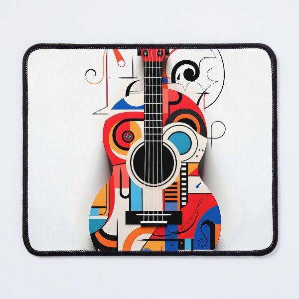 Item preview, constructivism abstract guitar print designed and sold by dcrc.
