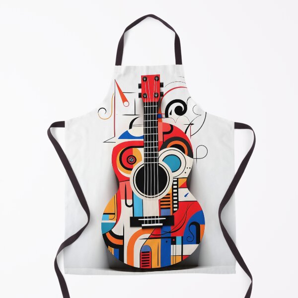 Item preview, constructivism abstract guitar print designed and sold by dcrc.