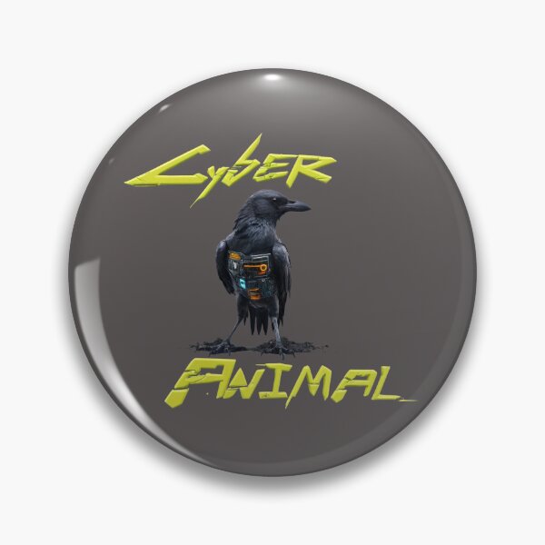 Item preview, Cyber Animal: Neon Crow designed and sold by DumbPet.