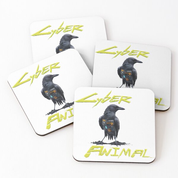 Item preview, Cyber Animal: Neon Crow designed and sold by DumbPet.