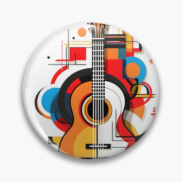 Item preview, constructivism abstract guitar print designed and sold by dcrc.
