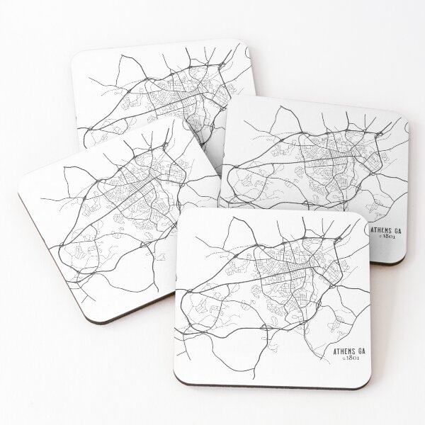 Item preview, Athens, Ga Map designed and sold by Bailie Eliason.