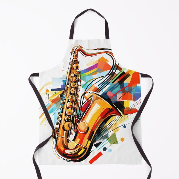 Item preview, constructivism abstract saxophone print designed and sold by dcrc.