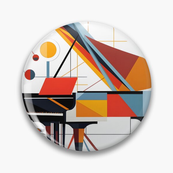 Item preview, Constructivism abstract piano print designed and sold by dcrc.