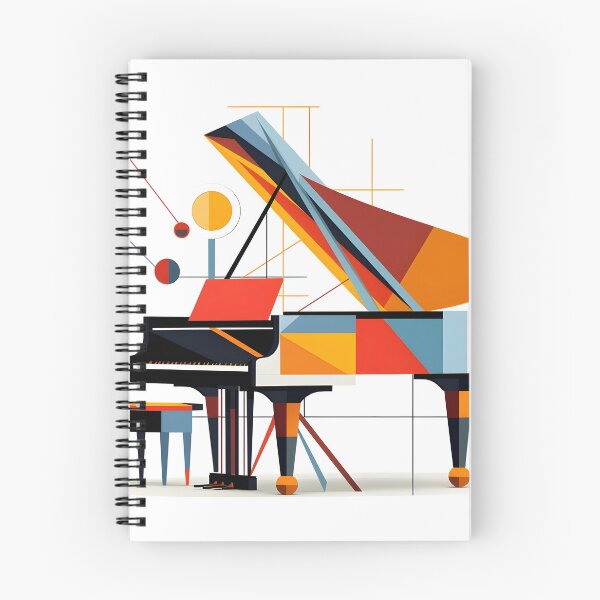 Item preview, Constructivism abstract piano print designed and sold by dcrc.