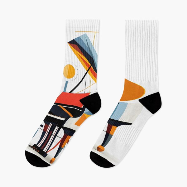 Item preview, Constructivism abstract piano print designed and sold by dcrc.
