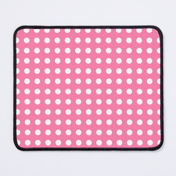 Item preview, White polka dots on pink designed and sold by PrettywithColor.