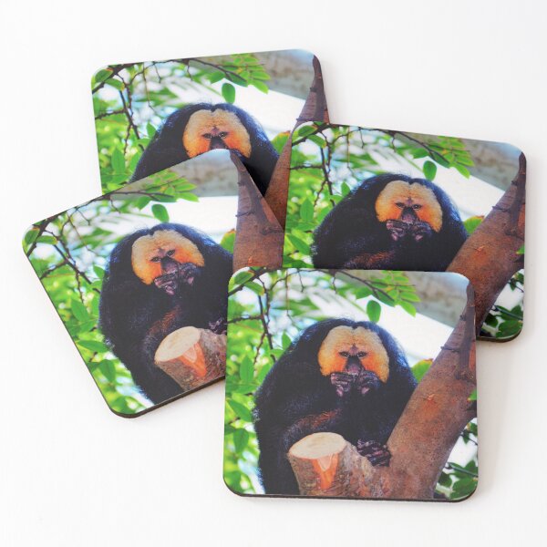 Item preview, White Face Saki Monkey  designed and sold by Savannah Gibbs.