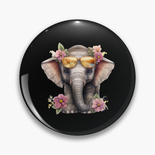 Item preview, Elephant Face designed and sold by ElephantVibes.
