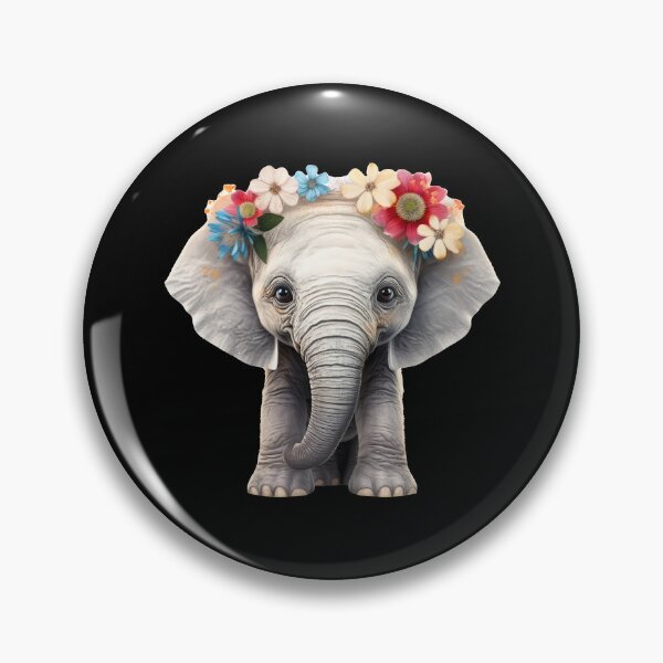 Item preview, Elephant Face designed and sold by ElephantVibes.