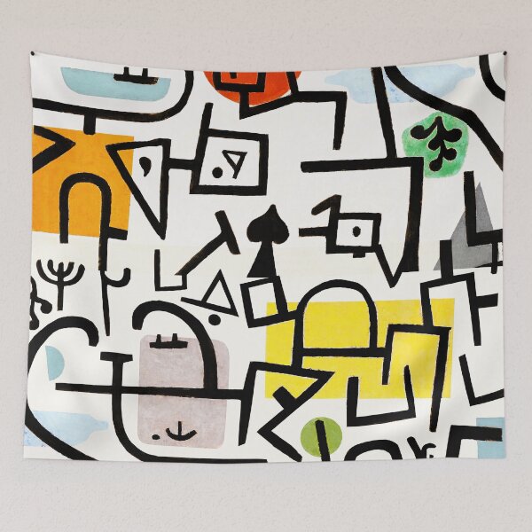 Item preview, Paul Klee's Rich Port Iconic Painting - Vibrant Artwork designed and sold by Under-TheTable.