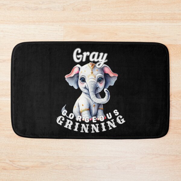 Item preview, Gray, Gorgeous, Grinning designed and sold by ElephantVibes.