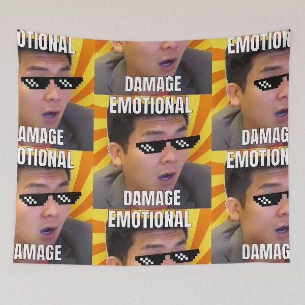 Item preview, EMOTIONAL DAMAGE Tiktok Meme Inspired designed and sold by artistango.