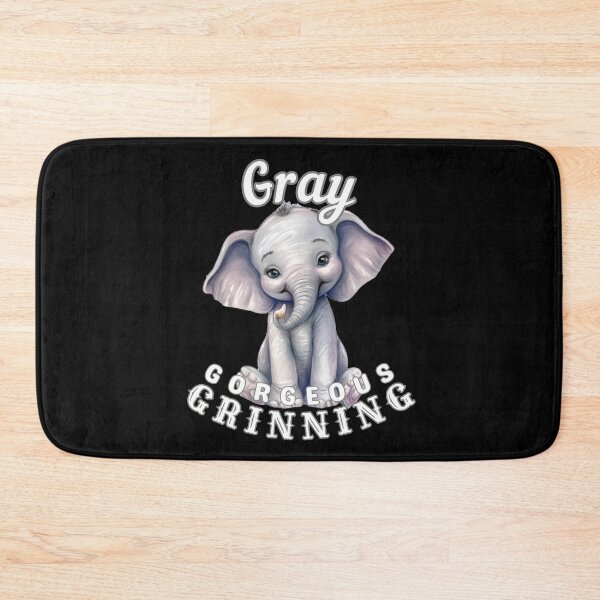 Item preview, Gray, Gorgeous, Grinning. surreal elephant designed and sold by ElephantVibes.