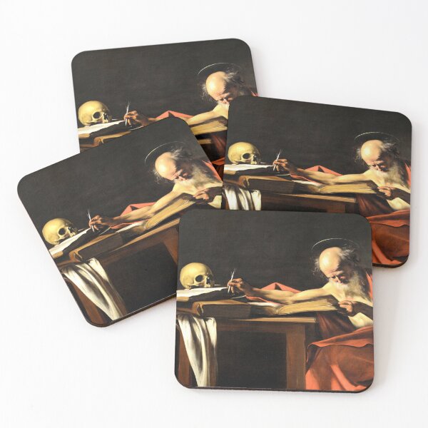 Item preview, Caravaggio's Saint Jerome Writing - Iconic Renaissance Artwork designed and sold by Under-TheTable.