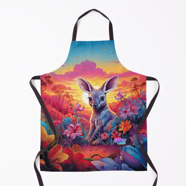 Item preview, Whimsical Y2K Rainbow Kangaroo Collection: Magical Shirts, Stickers, and More! designed and sold by ChromaKins.