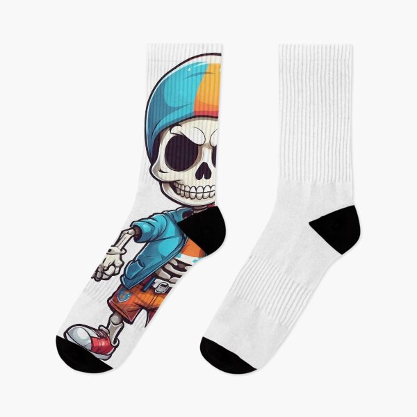 Item preview, cute cartoon skull playing soccer. designed and sold by wplamkung.