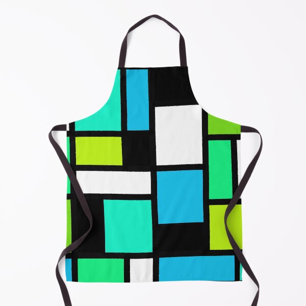 Item preview, Bauhause stained glass Blue and green designed and sold by SoshanaC.
