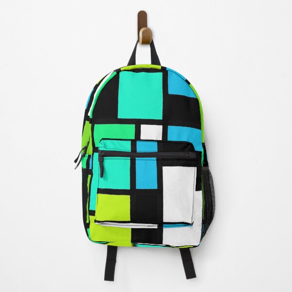Item preview, Bauhause stained glass Blue and green designed and sold by SoshanaC.