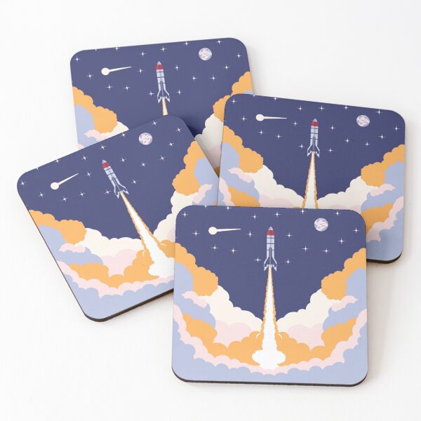 Item preview, Cosmic rocket launch designed and sold by PawelNature.