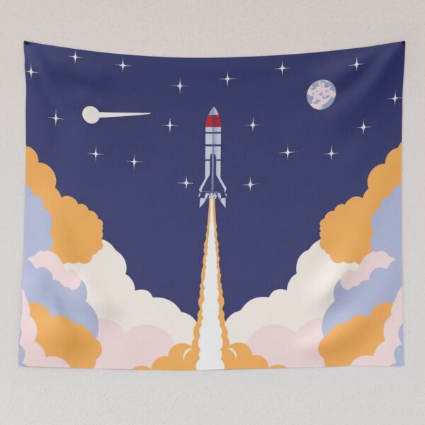 Item preview, Cosmic rocket launch designed and sold by PawelNature.