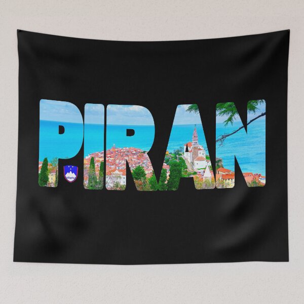 Item preview, PIRAN - Slovenia looking over Old Town designed and sold by Adam Gormley.