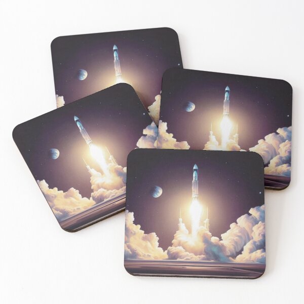 Item preview, Cosmic rocket launch designed and sold by PawelNature.