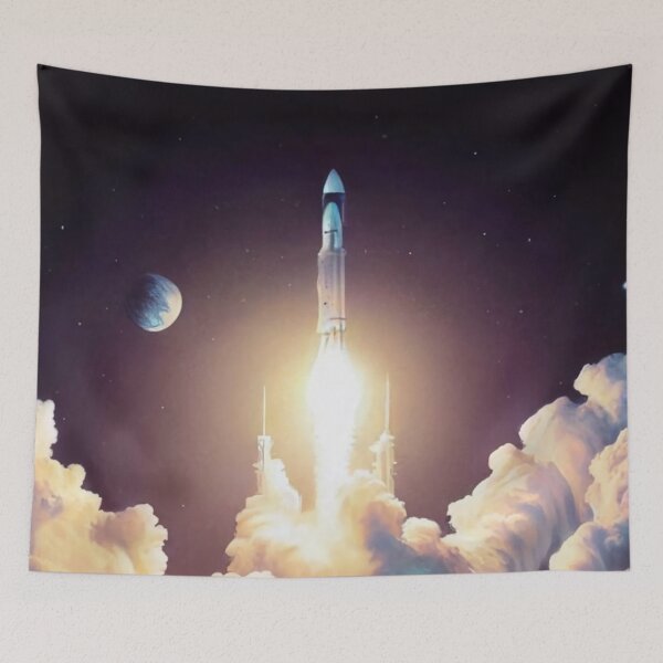 Item preview, Cosmic rocket launch designed and sold by PawelNature.