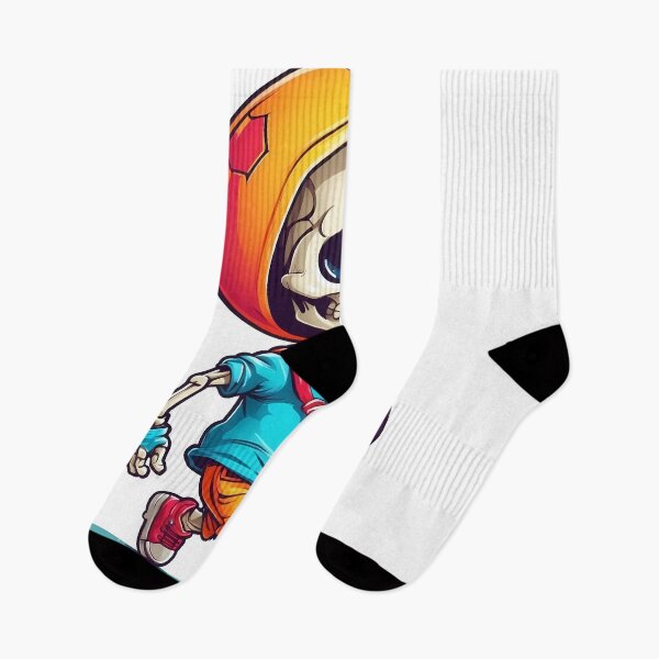 Item preview, cute cartoon skull playing soccer. designed and sold by wplamkung.