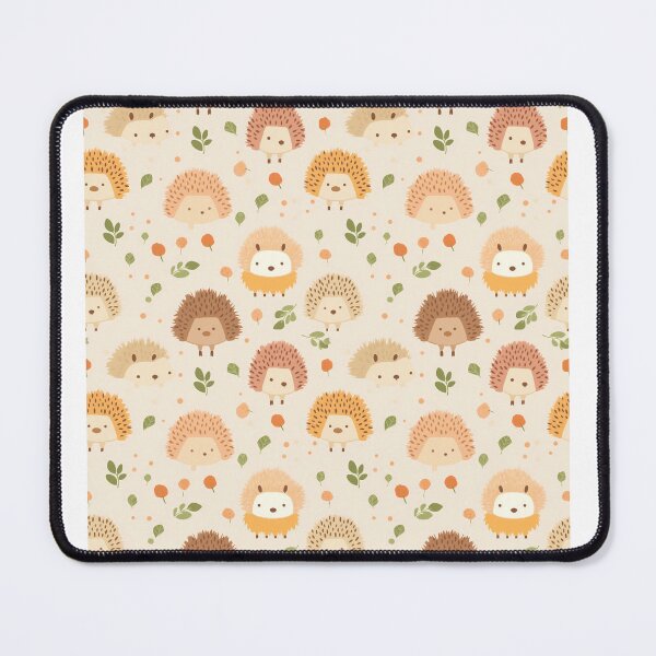 Item preview, Hedgehog Cute Seamless Patterns 2 designed and sold by ThaNiyom.