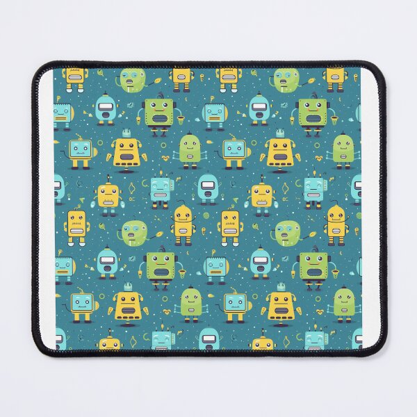 Item preview, Cartoon Robot Cute Seamless Patterns 3 designed and sold by ThaNiyom.