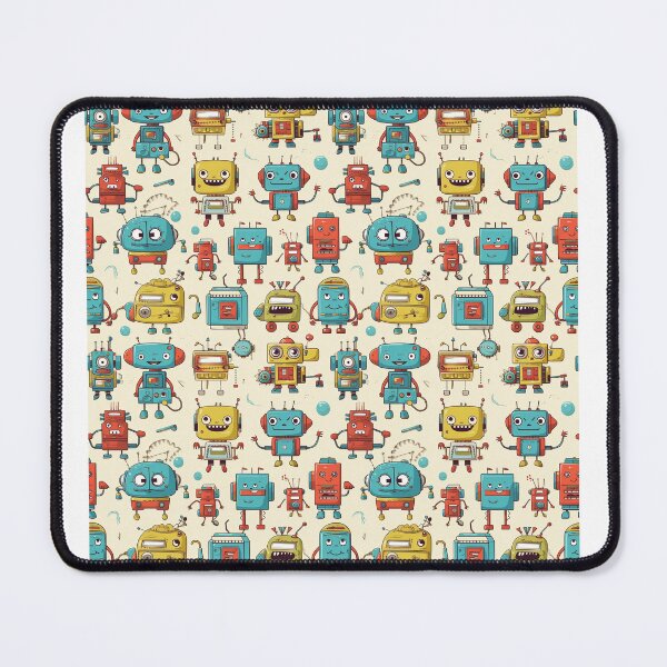 Item preview, Cartoon Robot Cute Seamless Patterns 2 designed and sold by ThaNiyom.