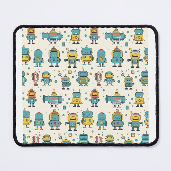 Item preview, Cartoon Robot Cute Seamless Patterns 1 designed and sold by ThaNiyom.