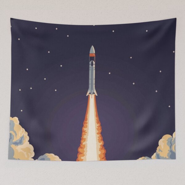 Item preview, Cosmic rocket launch designed and sold by PawelNature.
