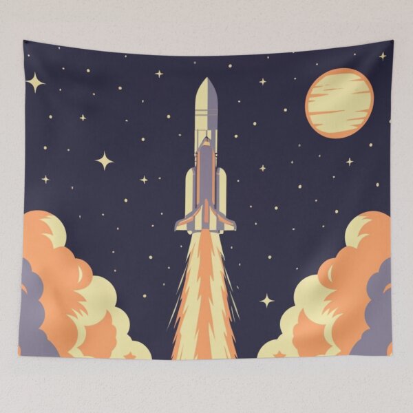 Item preview, Cosmic rocket launch designed and sold by PawelNature.