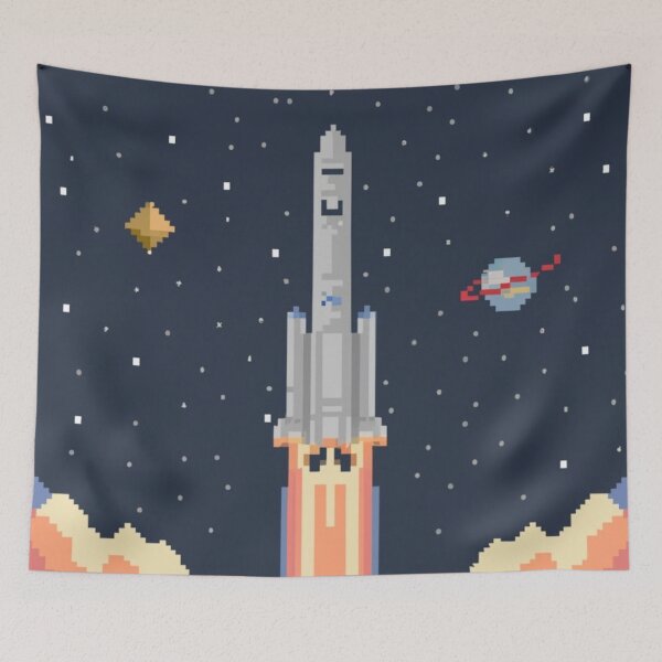 Item preview, Cosmic rocket launch designed and sold by PawelNature.