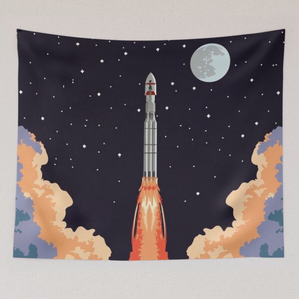 Item preview, Cosmic rocket launch designed and sold by PawelNature.