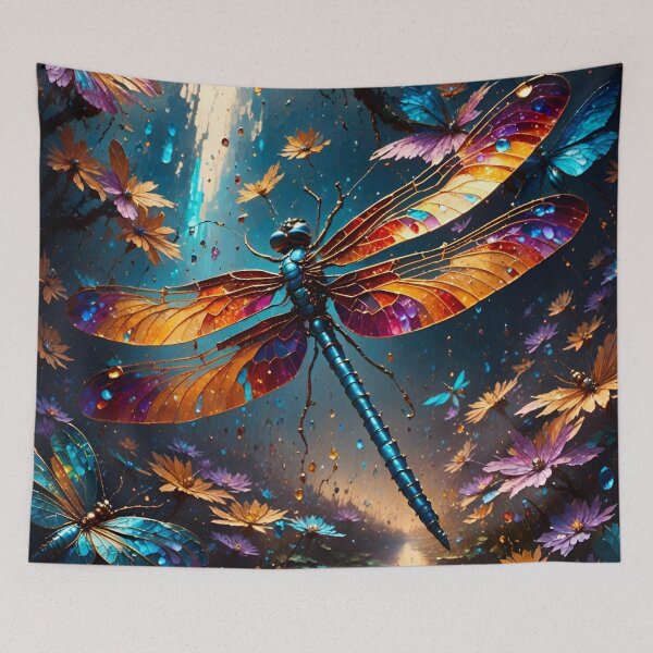 Item preview, Dragonfly Alien Fantasy World designed and sold by druidwolfart.