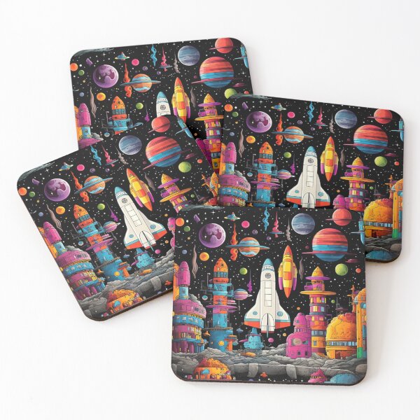 Item preview, Cosmic rocket launch designed and sold by PawelNature.