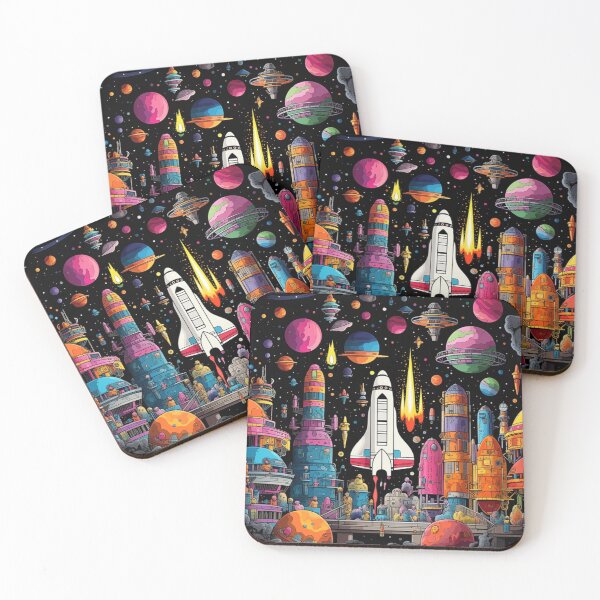 Item preview, Cosmic rocket launch designed and sold by PawelNature.