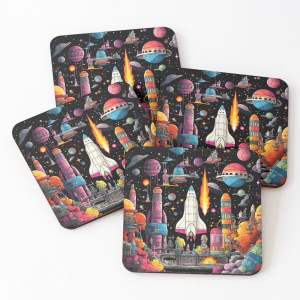 Item preview, Cosmic rocket launch designed and sold by PawelNature.