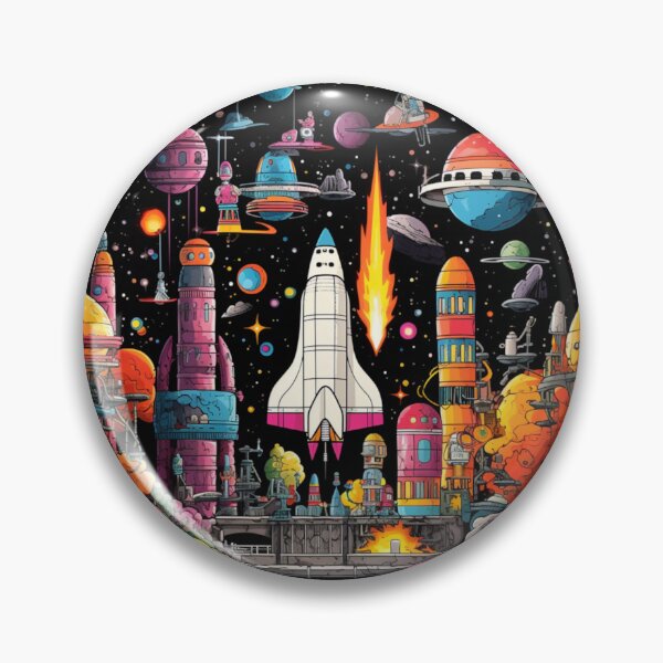 Item preview, Cosmic rocket launch designed and sold by PawelNature.