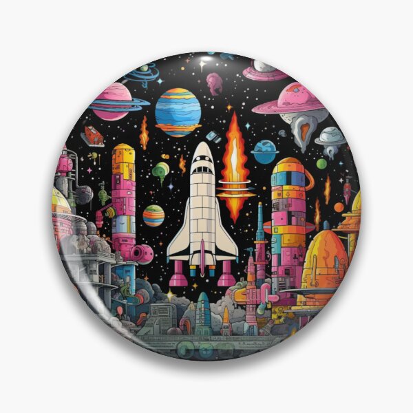 Item preview, Cosmic rocket launch designed and sold by PawelNature.