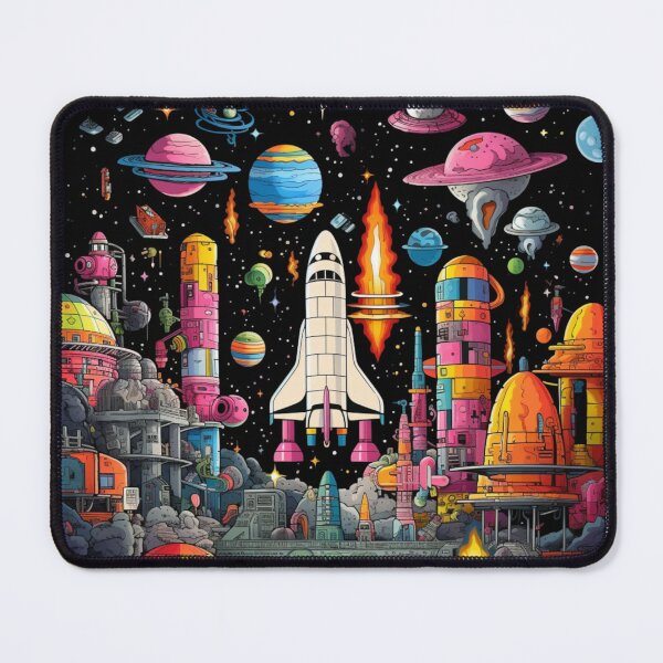 Item preview, Cosmic rocket launch designed and sold by PawelNature.