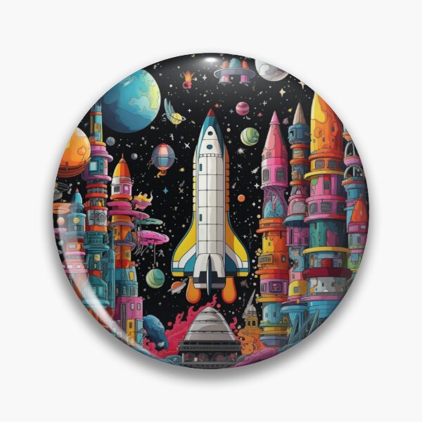 Item preview, Cosmic rocket launch designed and sold by PawelNature.