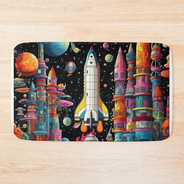 Item preview, Cosmic rocket launch designed and sold by PawelNature.