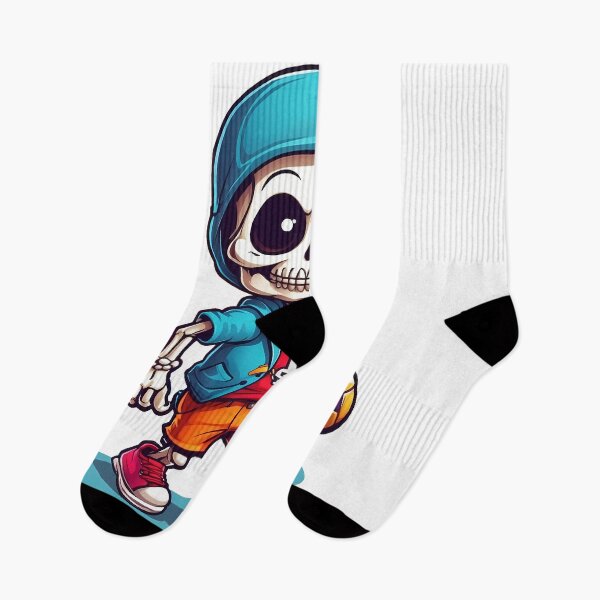 Item preview, cute cartoon skull playing soccer. designed and sold by wplamkung.